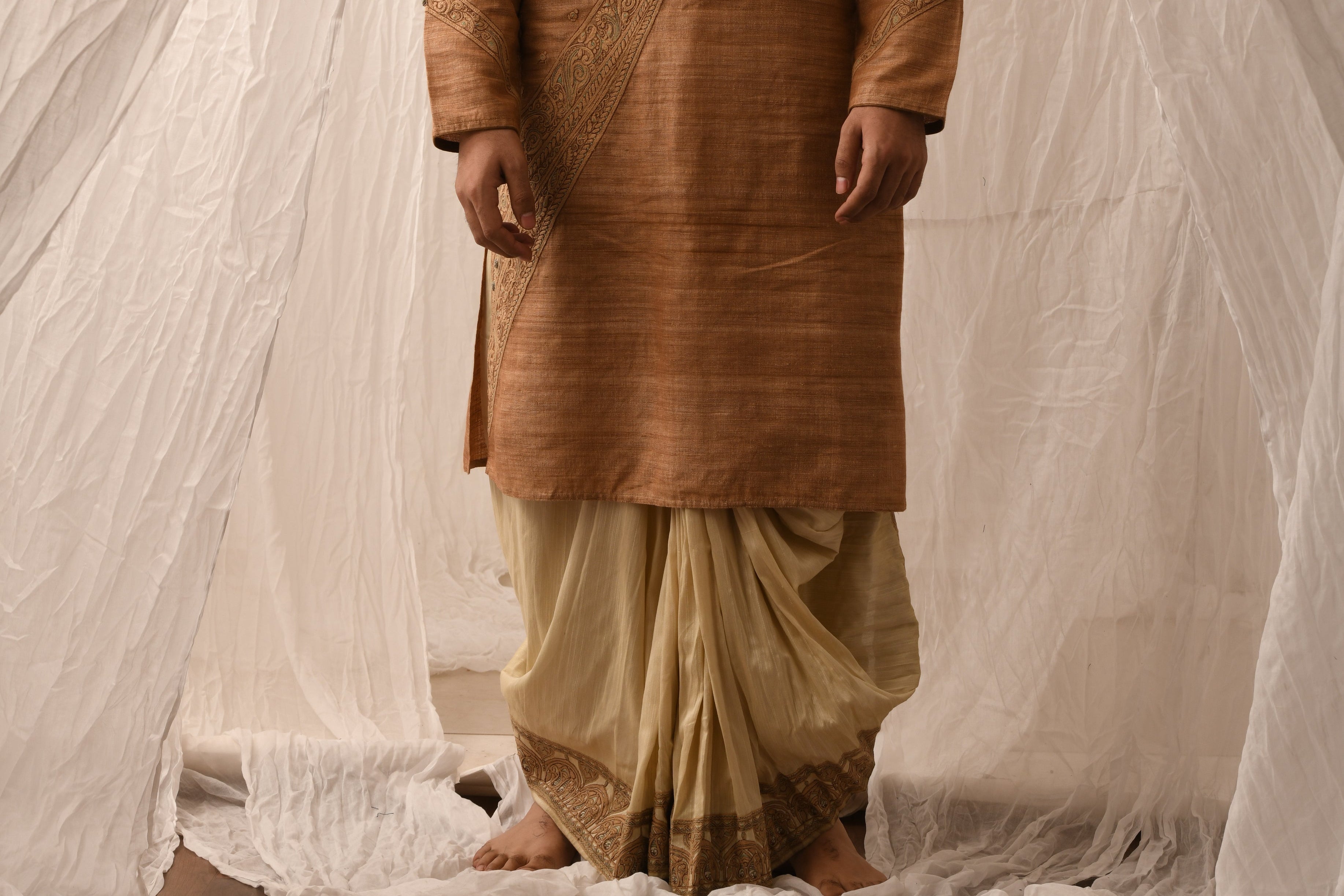 Cotton Silk Dhoti