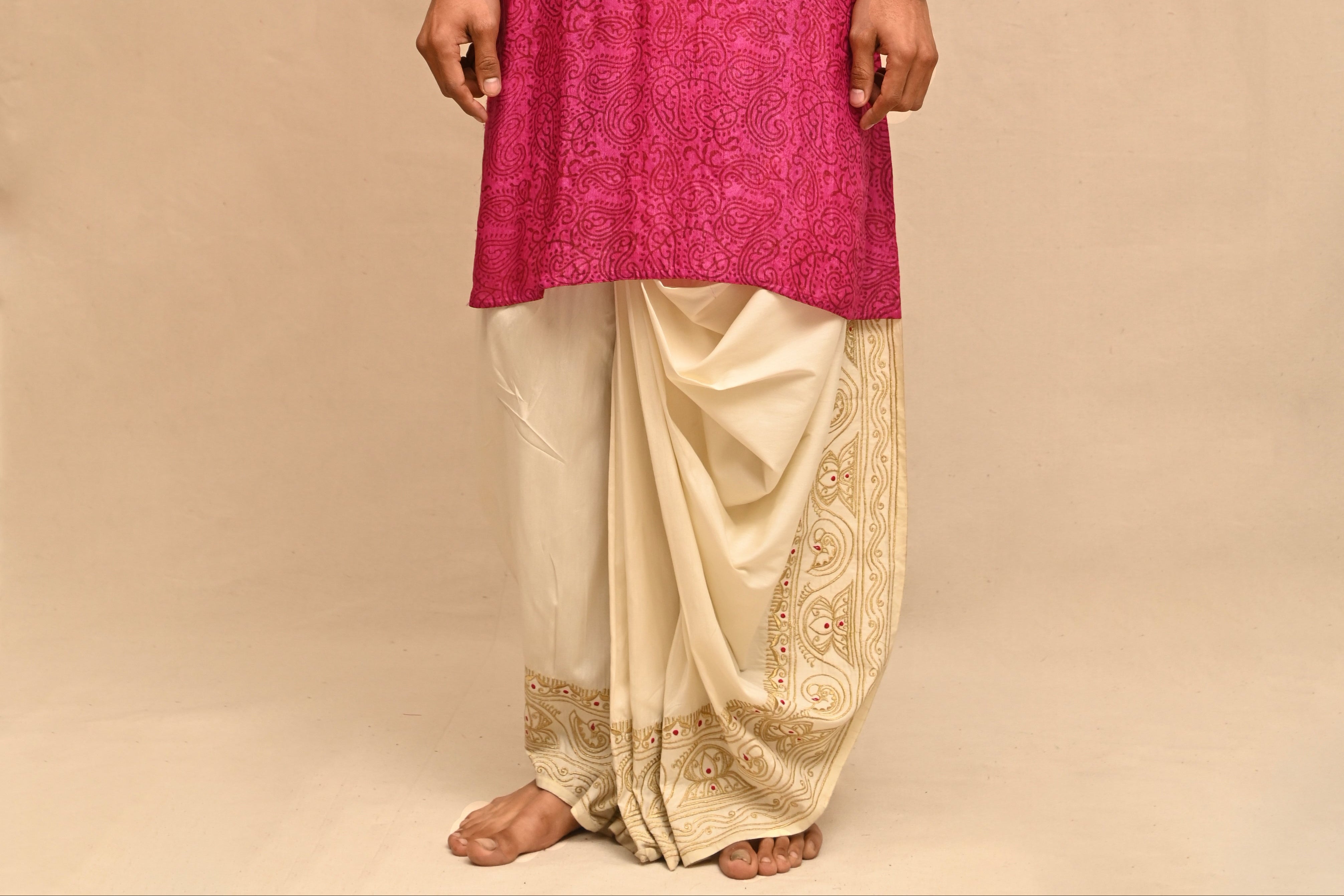 Cotton Silk Dhoti