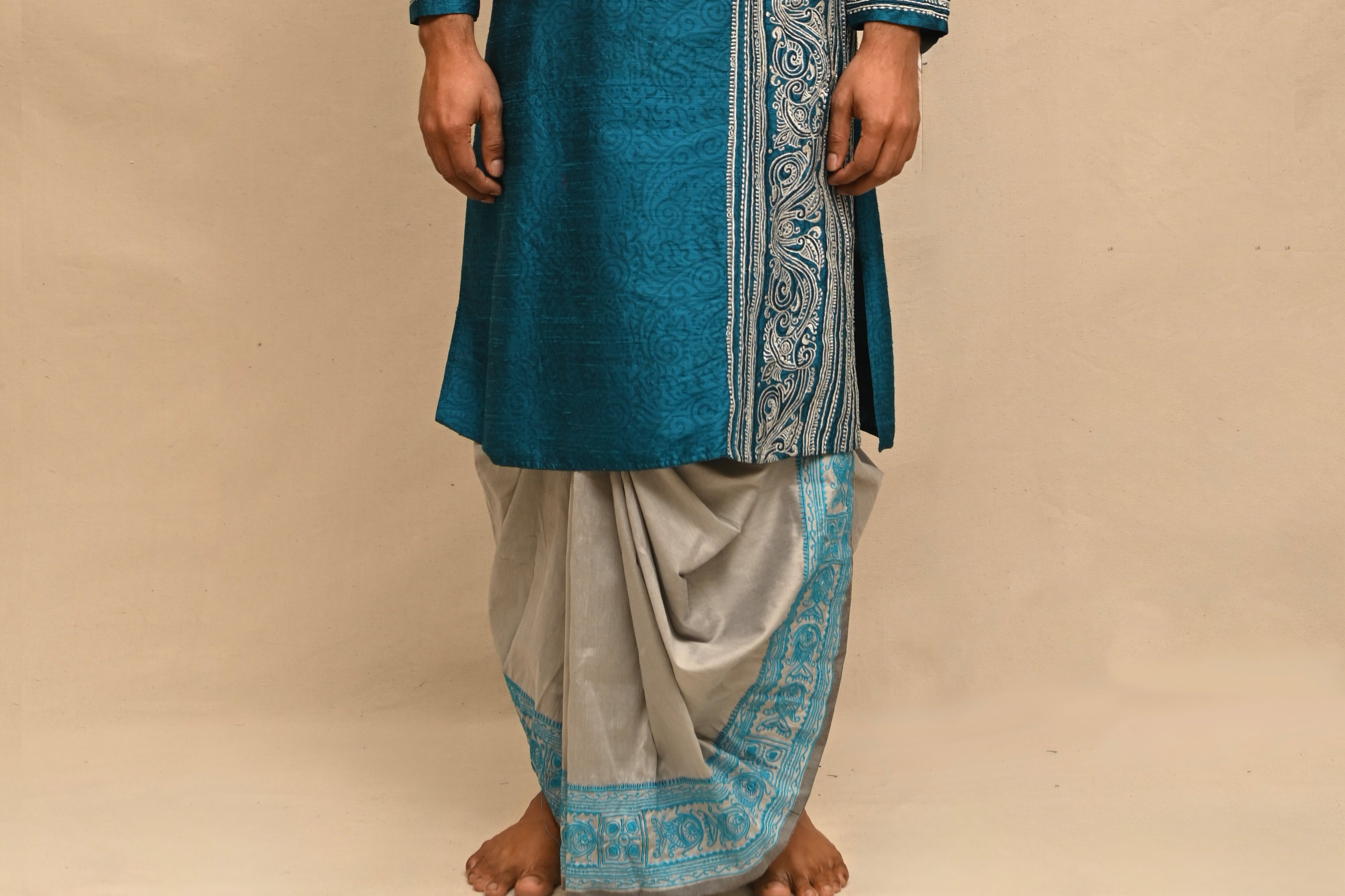 Cotton Silk Dhoti