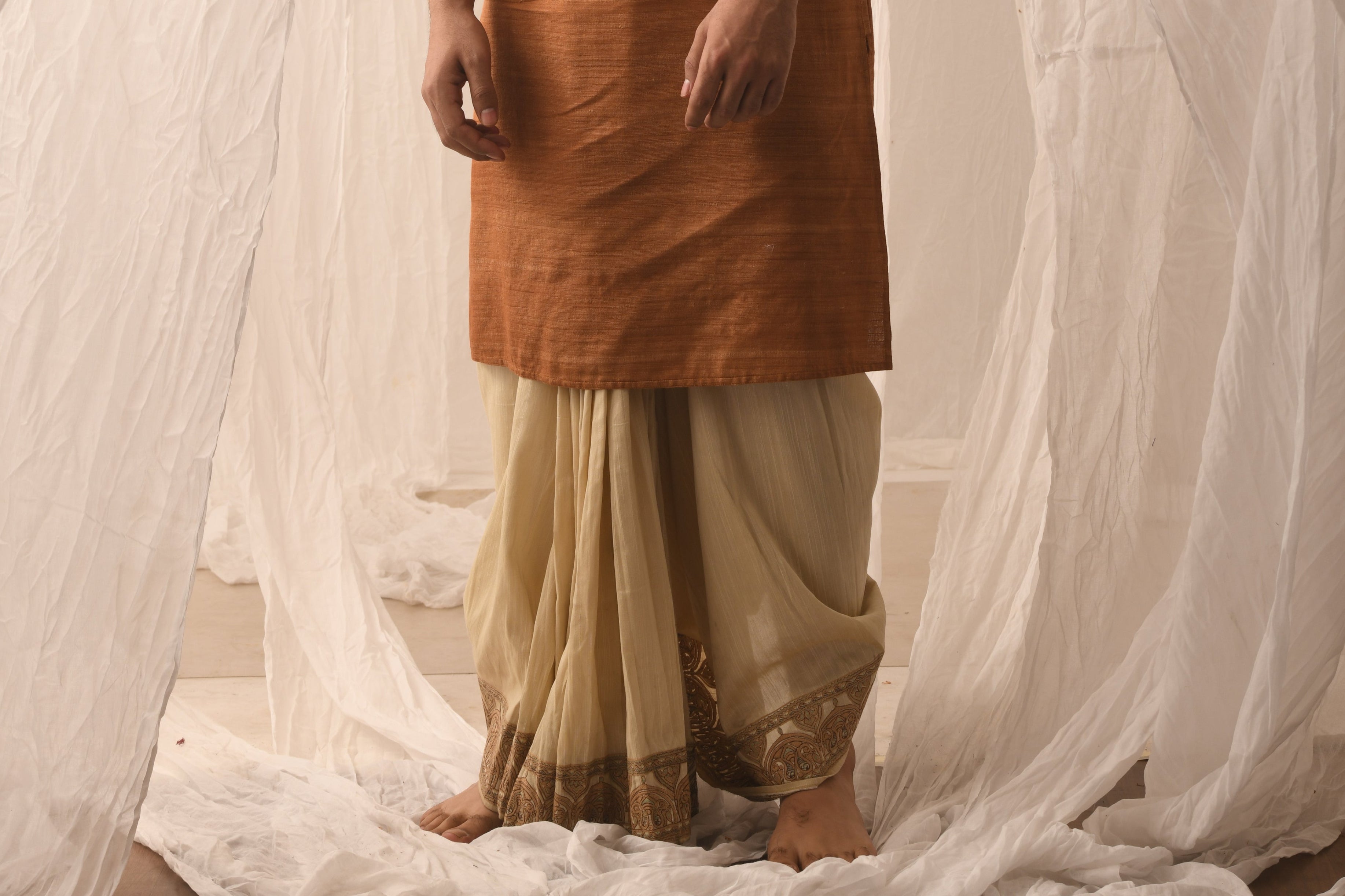 Cotton Silk Dhoti