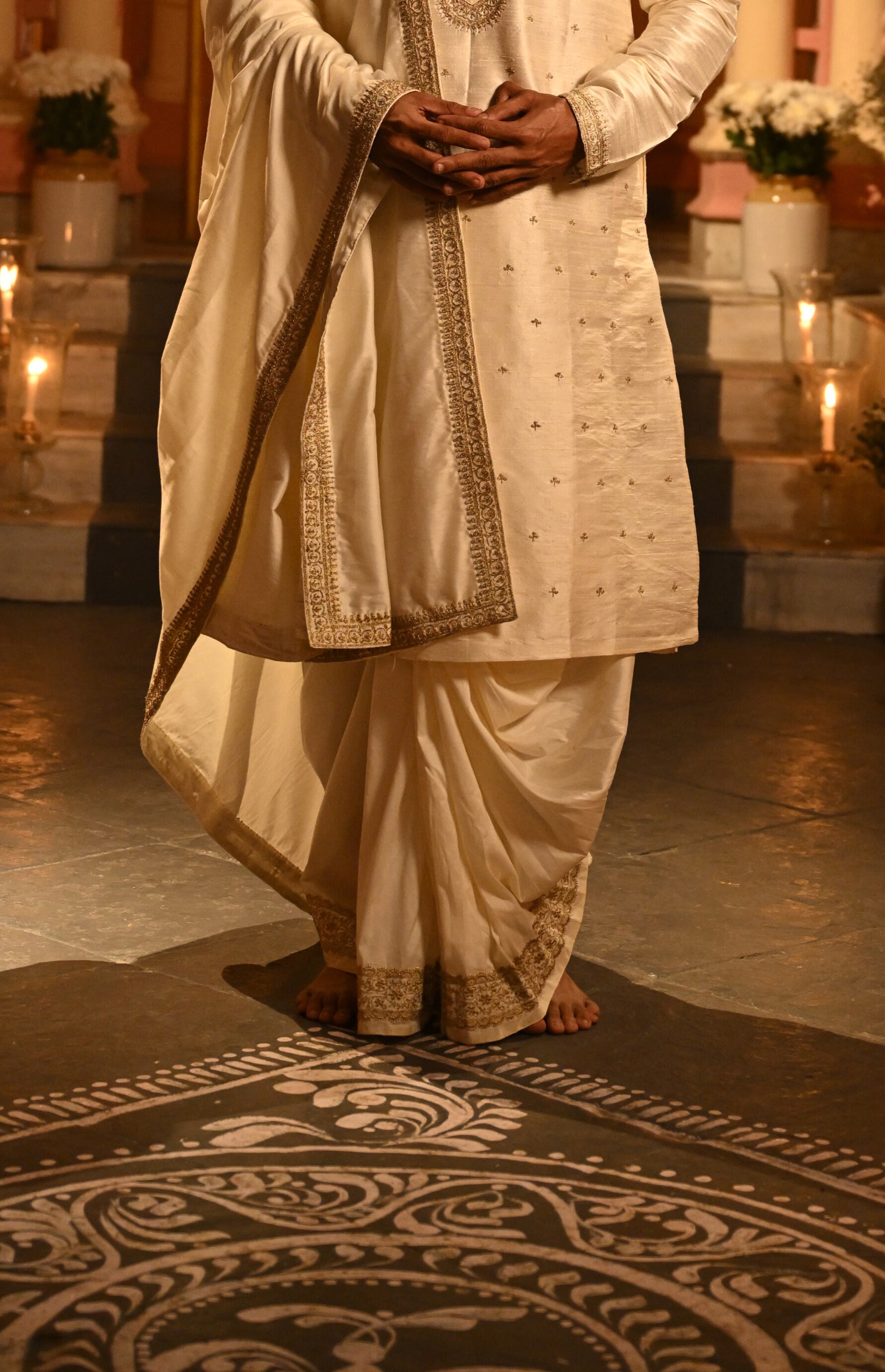 Cotton Silk Dhoti